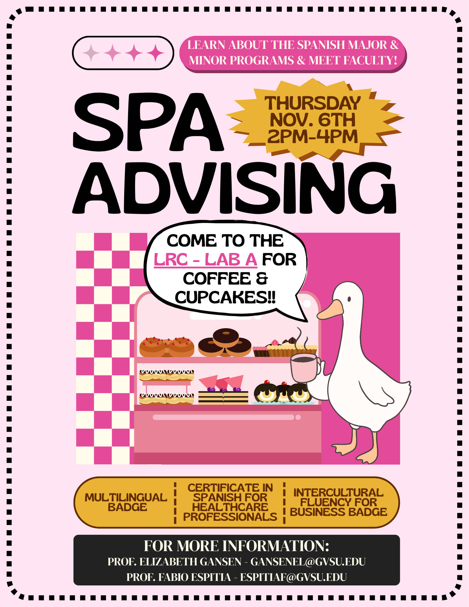 Spanish Advising Event